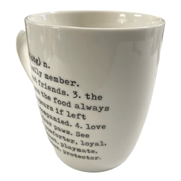 Hazel & Co. black and white dog mug, Coffee Mug, Tea Mug. - Picture 2 of 10